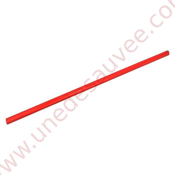 LISERÉS ROUGES BAGUETTES - LISERETS EN ALUMINIUM POUR AILE ARRIERE DROITE DE PEUGEOT 205 GTI CTI