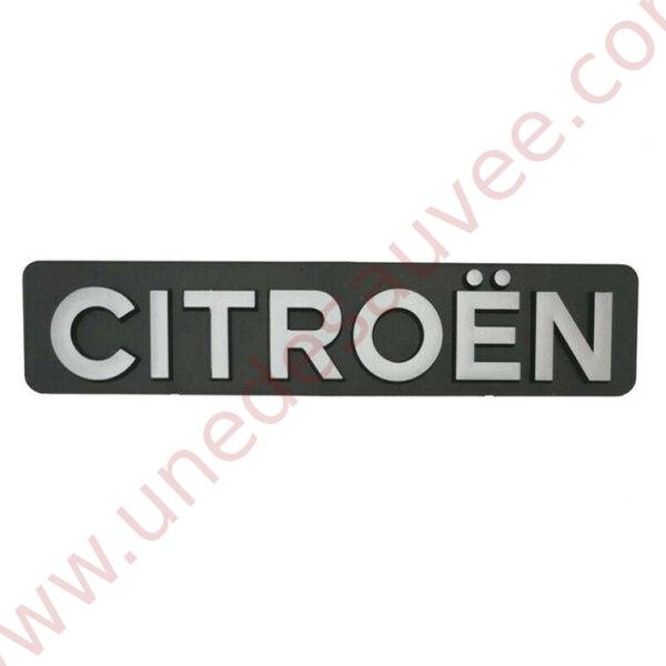 LOGO " CITROËN " GRIS ET NOIR - MONOGRAMME POUR CITROËN AX GT