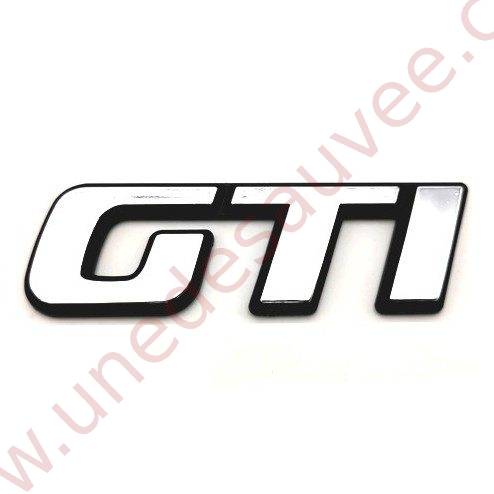 LOGO " GTI " MONOGRAMME CHROME POUR PEUGEOT 106