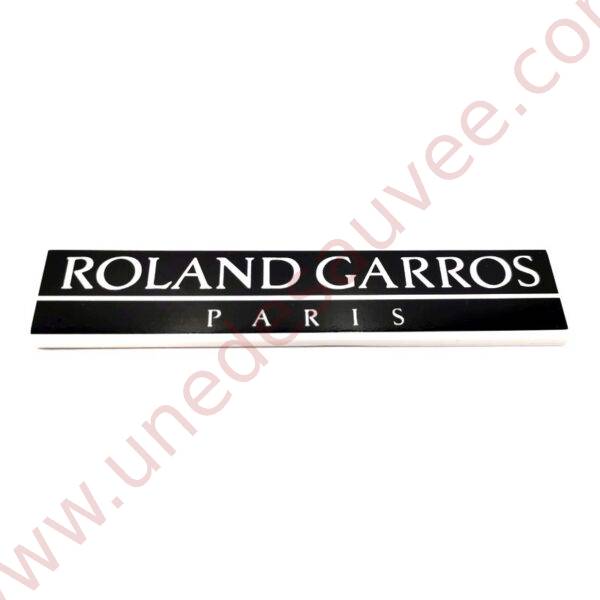 LOGO " ROLAND GARROS PARIS " POUR PEUGEOT 205 ROLAND GARROS MONOGRAMME BLANC ET NOIR