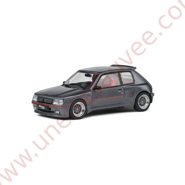 PEUGEOT 205 GTI DIMMA GRIS 1989 1/43 VOITURE MINIATURE SOLIDO