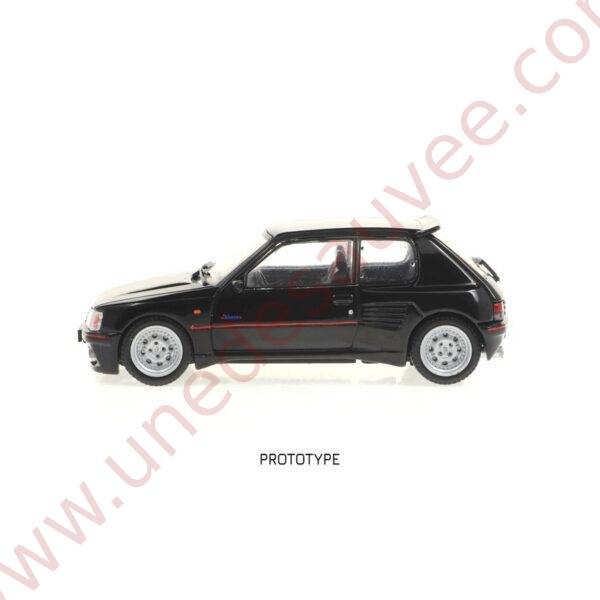 PEUGEOT 205 GTI DIMMA NOIR 1989 1/43 VOITURE MINIATURE SOLIDO