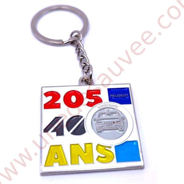 PORTE-CLÉ ANNIVERSAIRE DE CHEZ " UNEDESAUVEE " POUR VOS PEUGEOT 309 205 GTI CTI RALLYE GTI 16