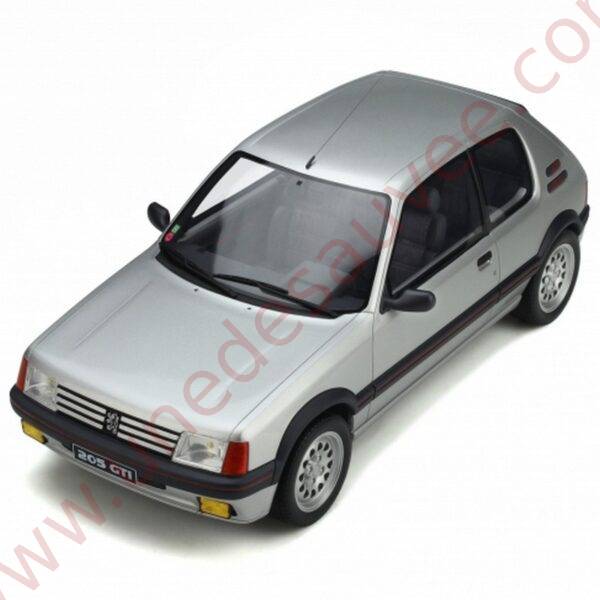 PEUGEOT 205 GTI 1.6 GRIS FUTURA 1984 PHASE 1 - 1/12 VOITURE MINIATURE OTTO
