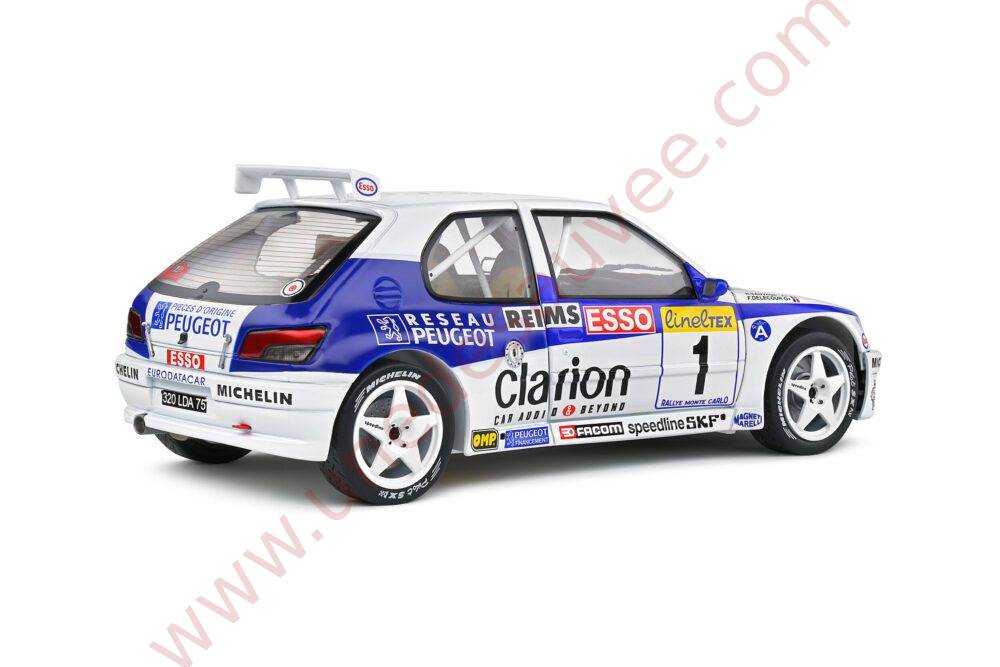 PEUGEOT-306-MAXI-BLANCHE-1996-118-VOITURE-MINIATURE-SOLIDO
