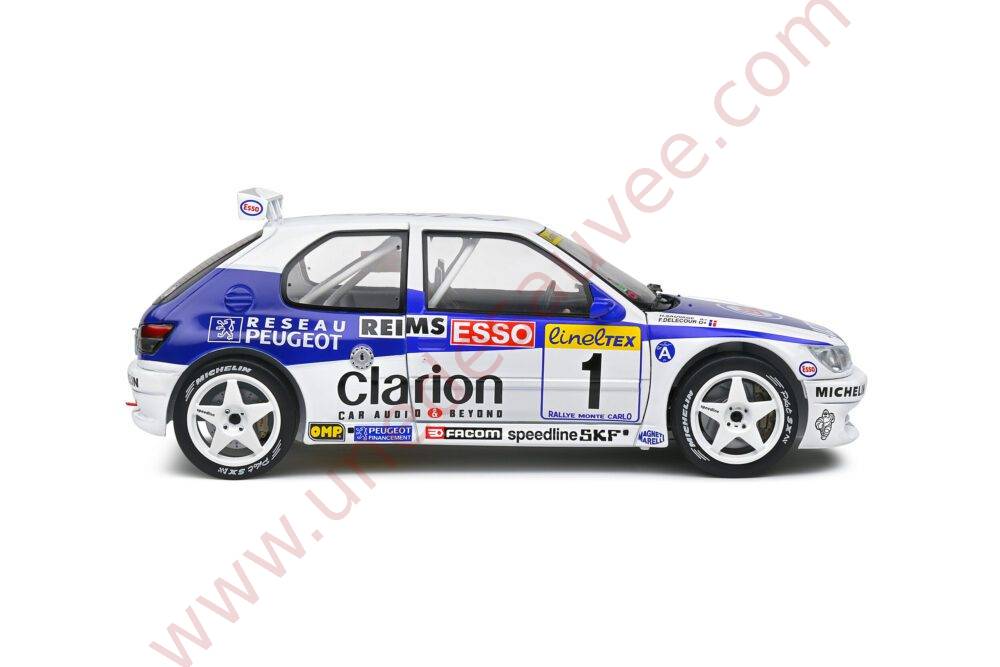 PEUGEOT-306-MAXI-BLANCHE-1996-118-VOITURE-MINIATURE-SOLIDO