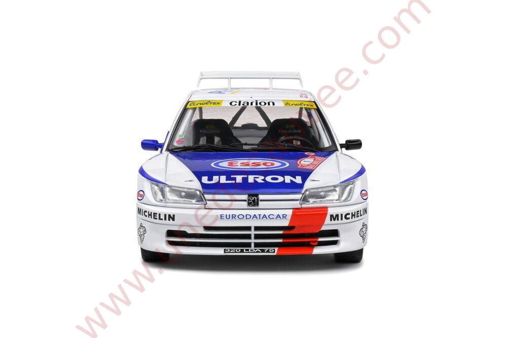 PEUGEOT-306-MAXI-BLANCHE-1996-118-VOITURE-MINIATURE-SOLIDO