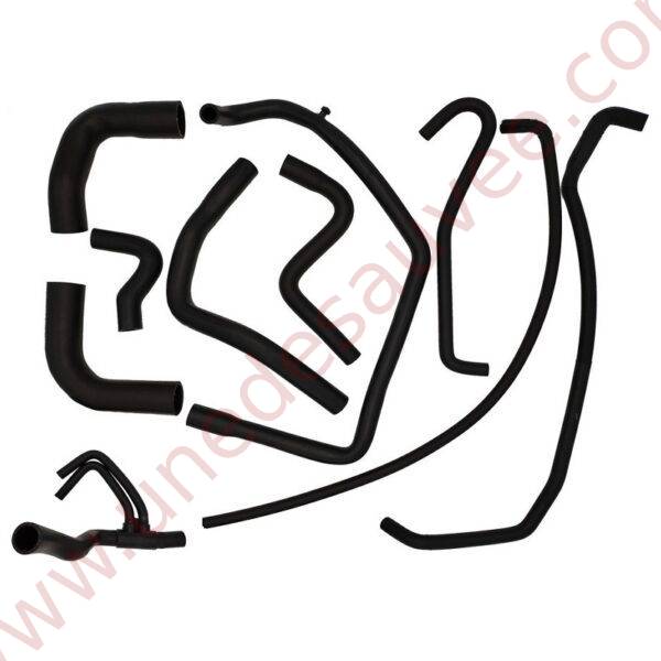 KIT DE 10 DURITES D'EAU POUR CIRCUIT DE REFROIDISSEMENT MOTEUR EN CAOUTCHOUC POUR PEUGEOT 205 GTI CTI + MODINE