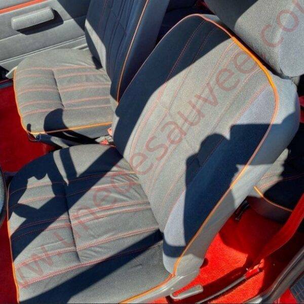 ECHANGE STANDARD DES SIEGES PAR UNE GARNITURE DE SIÈGE TOUT TISSU POUR PEUGEOT 205 CHAMPION