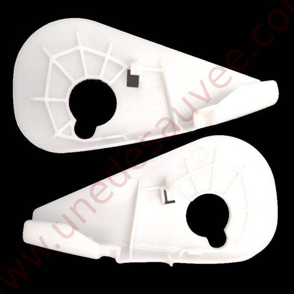 KIT DE 2 RAIDISSEURS POUR LES SIEGES AVANT - PLATINE DE TENSION POUR LE TISSU DE RENAULT SUPER 5 GT TURBO