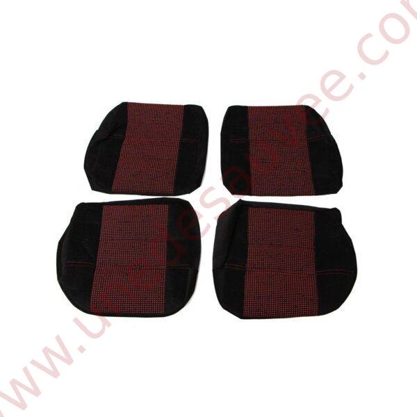 GARNITURES DE SIÈGES TOUS TISSU QUARTET ROUGE PEUGEOT 205 GTI 1.6 HABILLAGE - COIFFES - SELLERIE DES BANQUETTES ARRIERES