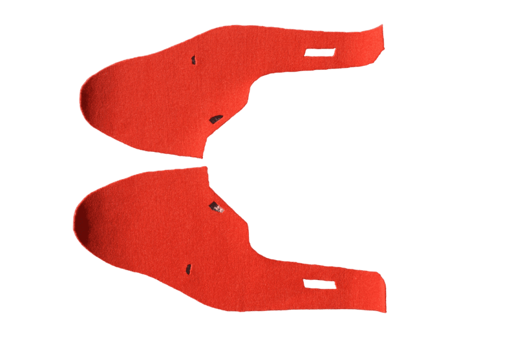 KIT DE 2 MOQUETTES ROUGE CONSOLE CENTRALE PEUGEOT 205 GTI CTI PHASE 2