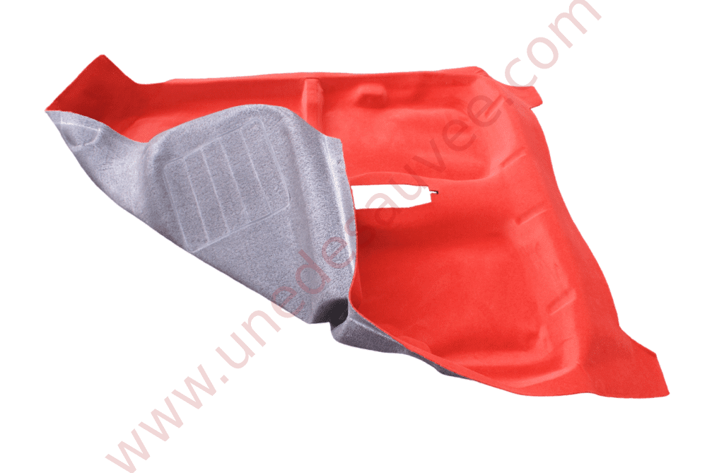 MOQUETTE ROUGE TAPIS DE SOL AVEC KIT COMPLET ISOLANT FEUTRE POUR PEUGEOT 205 GTI
