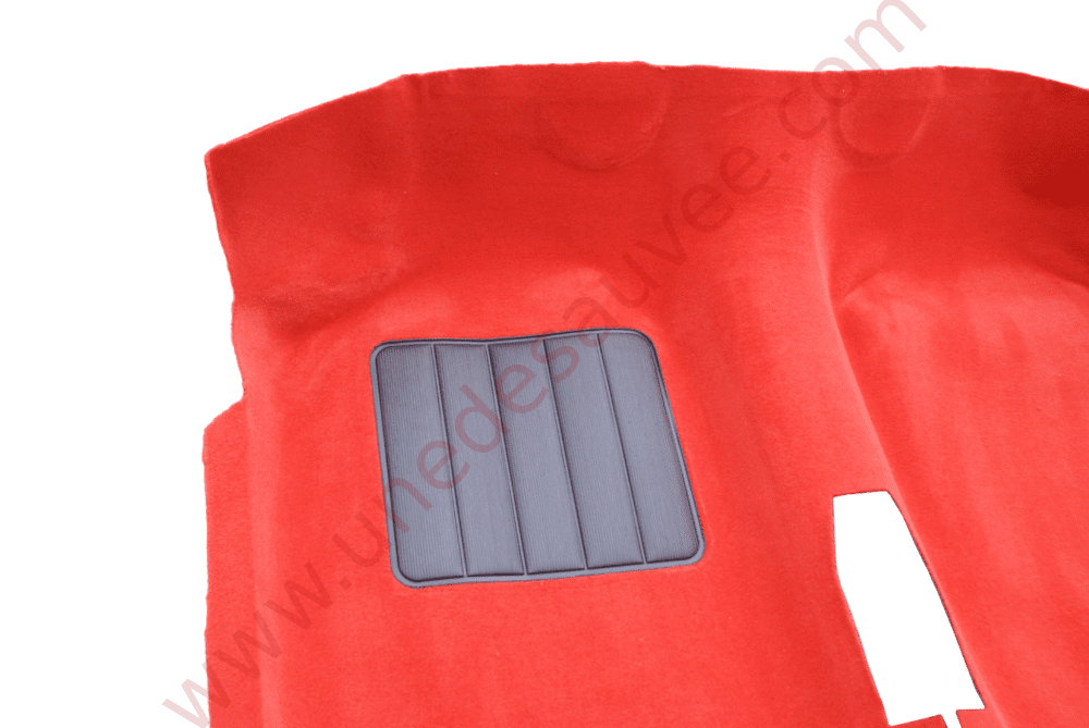 MOQUETTE ROUGE TAPIS DE SOL AVEC KIT COMPLET ISOLANT FEUTRE POUR PEUGEOT 205 GTI