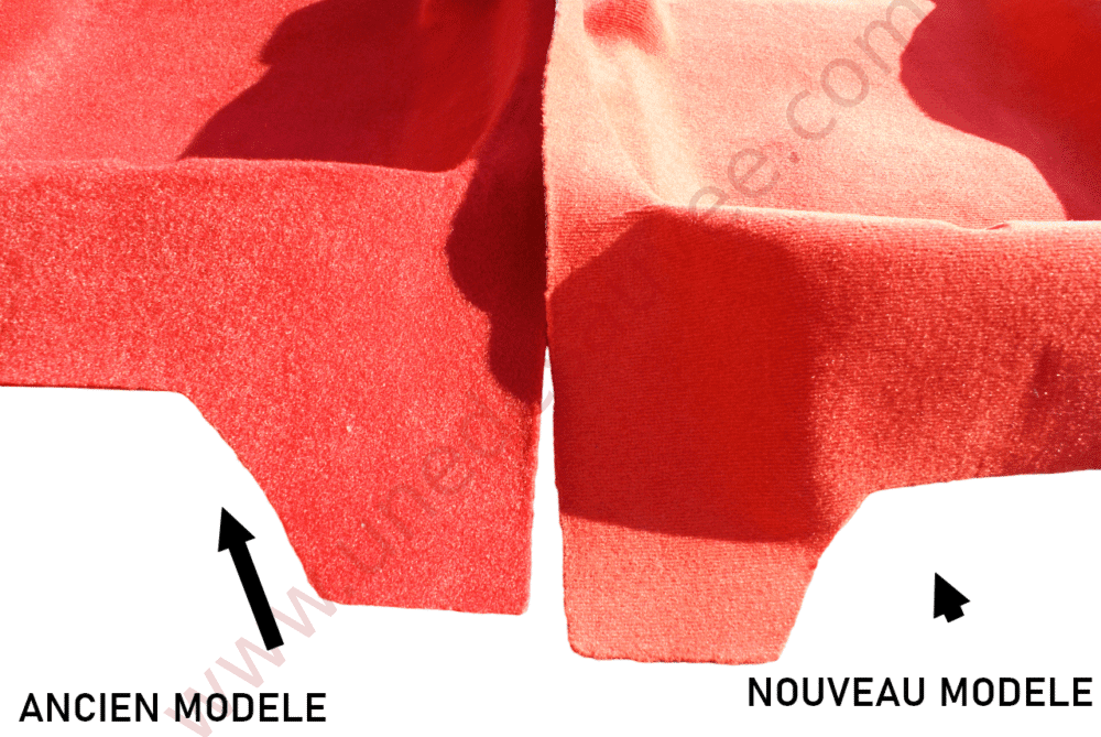 MOQUETTE ROUGE TAPIS DE SOL AVEC KIT COMPLET ISOLANT FEUTRE POUR PEUGEOT 205