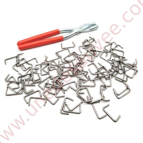 100 AGRAFES DE SIÈGE + PINCE POUR FIXATION DE VOTRE COIFFE - GARNITURE DE PEUGEOT, RENAULT ET CITROËN