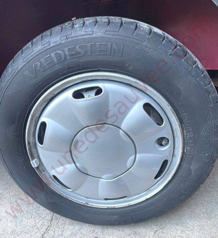 ENJOLIVEUR DE JANTE EN PLASTIQUE PEINT GRIS POUR RENAULT TWINGO 1 PH 1