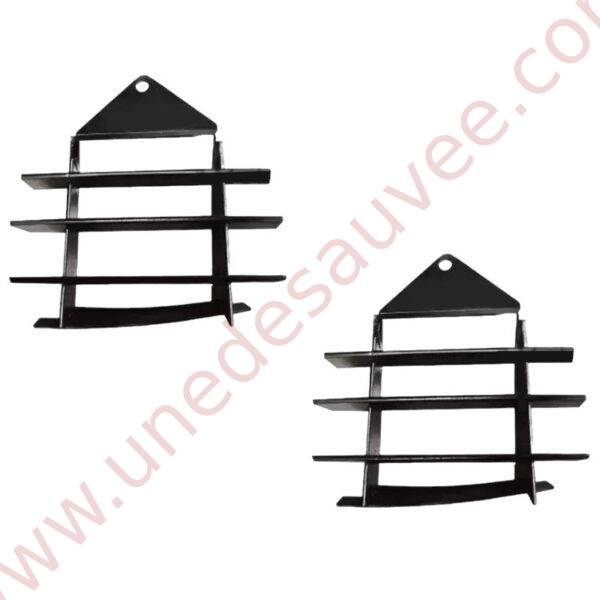 KIT DE 2 GRILLES POUR JUPE - SPOILER AVANT DE PARE CHOCS POUR PEUGEOT 205 1.3 RALLYE JUNIOR SACRE NUMERO