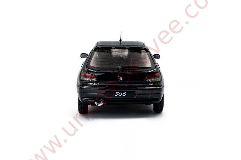 PEUGEOT 306 S16 NOIR ONYX 1994 1/43 VOITURE MINIATURE SOLIDO – Image 7