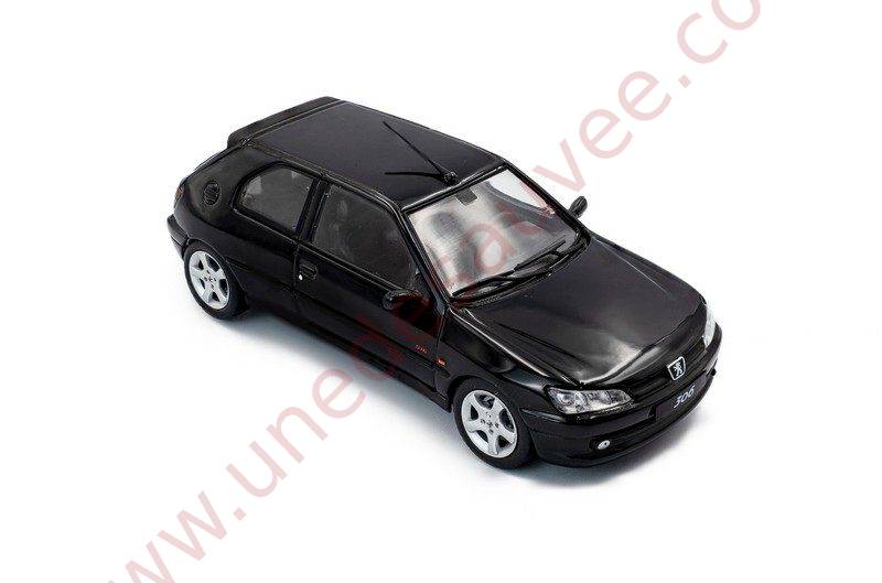 PEUGEOT 306 S16 NOIR ONYX 1994 1/43 VOITURE MINIATURE SOLIDO – Image 2