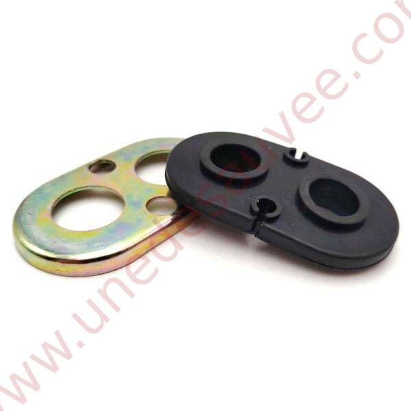 JOINT AVEC PLAQUE DE MAINTIEN DES TUYAUX DU RADIATEUR DE CHAUFFAGE PEUGEOT 205 GTI CTI DIESEL TD