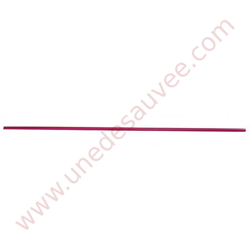 LISERÉS ROUGES BAGUETTES - LISERETS EN ALUMINIUM POUR PORTE GAUCHE DE PEUGEOT 205 GTI CTI