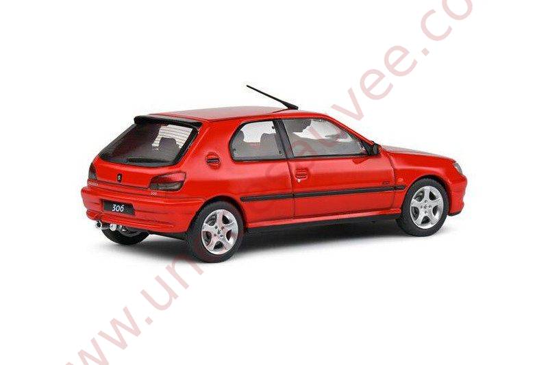 PEUGEOT 306 S16 ROUGE 2002 1/43 VOITURE MINIATURE SOLIDO – Image 6