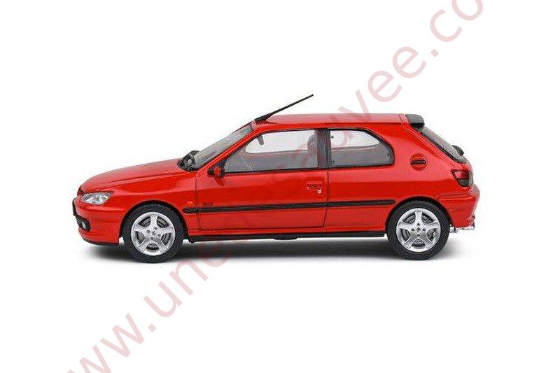PEUGEOT 306 S16 ROUGE 2002 1/43 VOITURE MINIATURE SOLIDO – Image 5