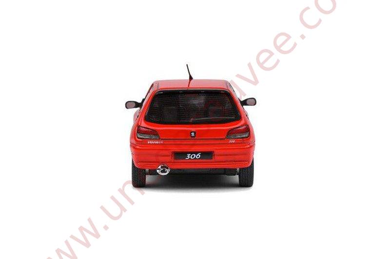 PEUGEOT 306 S16 ROUGE 2002 1/43 VOITURE MINIATURE SOLIDO – Image 7