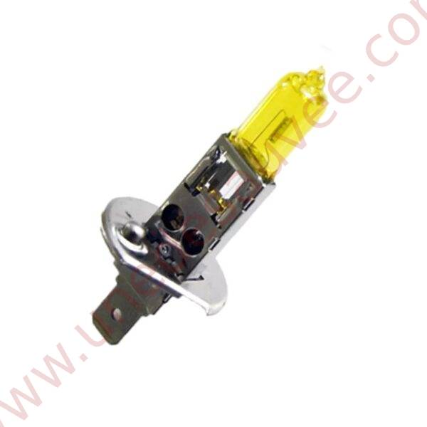 AMPOULE A IODE 12 VOLTS DE TYPE H1 - 55 WATTS EN JAUNE
