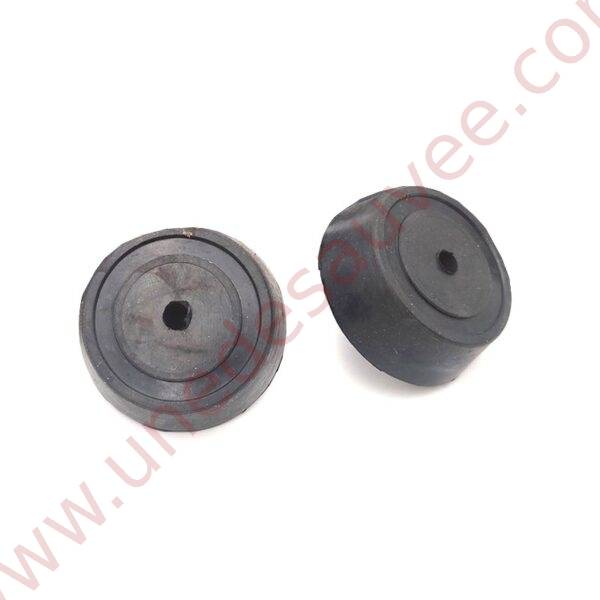 KIT DE 2 BUTÉES DE ROUE DE SECOURS FIXATION SUR LE RENFORT DU PLANCHER DU COFFRE ARRIERE POUR PEUGEOT 309 205 GTI CTI RALLYE