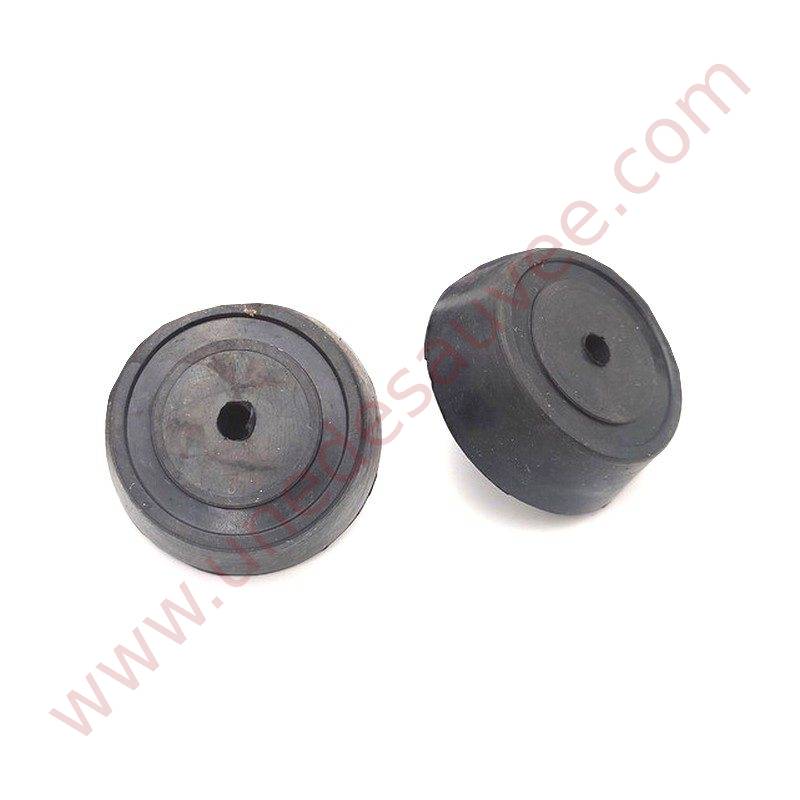 KIT DE 2 BUTÉES DE ROUE DE SECOURS FIXATION SUR LE RENFORT DU PLANCHER DU COFFRE ARRIERE POUR PEUGEOT 309 205 GTI CTI RALLYE