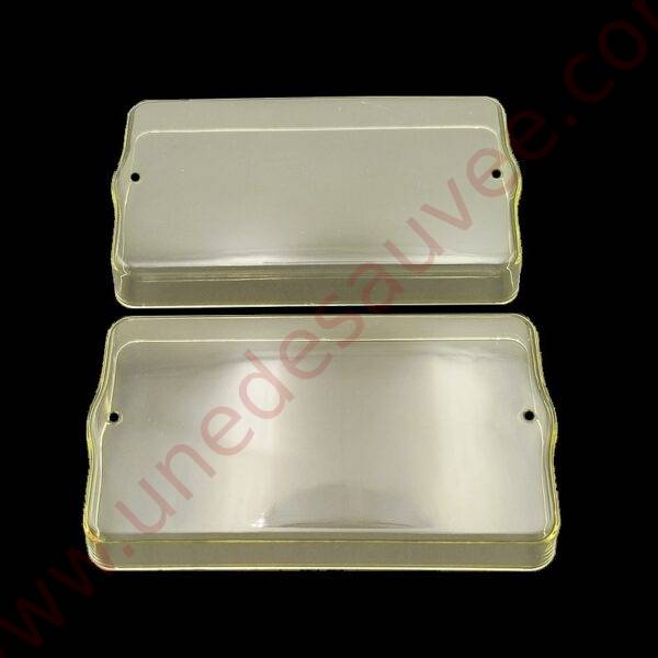 KIT DE 2 CACHES JAUNE POUR PROTECTION DES VITRES DE LONGUE PORTÉE DE PEUGEOT 205 GTI CTI TD ROLAND GARROS ET AUTRES 205