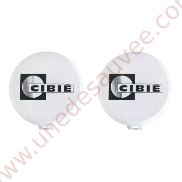 KIT DE 2 CACHES POUR VITRE DE LONGUE PORTEE CIBIE - PHARE OSCAR EN 180 MM POUR PEUGEOT RENAULT CITROËN