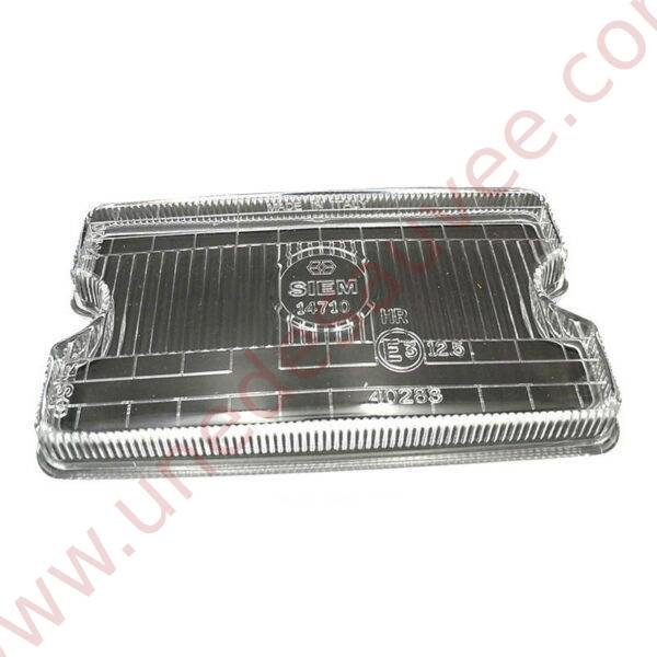 VITRE EN VERRE DE MARQUE SIEM REFERENCE 14710 BLANCHE POUR LONGUE PORTÉE DE PEUGEOT 205 GTI CTI TD