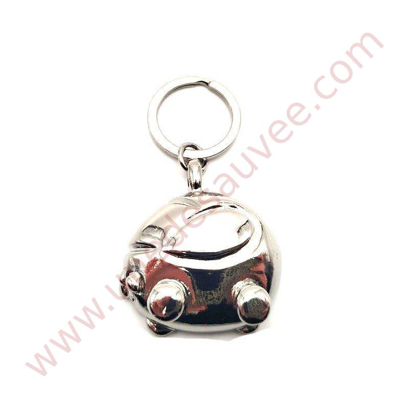 PORTE-CLEFS RENAULT TWINGO DE COULEUR METAL ARGENTE
