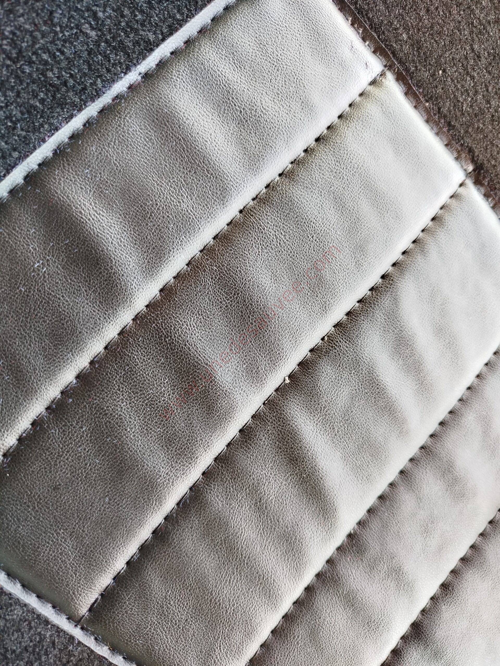 TAPIS DE SOL - REVĂTEMENT POUR MOQUETTE EN VELOURS AVEC TALONNETTE ET COUTURES SIMILI CUIR DE PEUGEOT 205 1.6 ET 1.9 CTI CABRIOLET