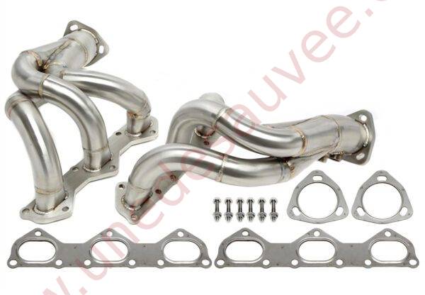 COLLECTEUR D’ÉCHAPPEMENT INOX 47PO001 2 × 3 EN 1 POUR PORSCHE 718 CAYMAN GTS 4.0 / GT4 ET 718 BOXSTER / BOXSTER SPYDER GTS 4.0 TYPE 982 (DEPUIS 2019)