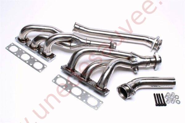 COLLECTEUR D’ÉCHAPPEMENT INOX EVOFAE366 2 × 3 EN 1 POUR BMW E36, E34 ET E39 6 CYLINDRES