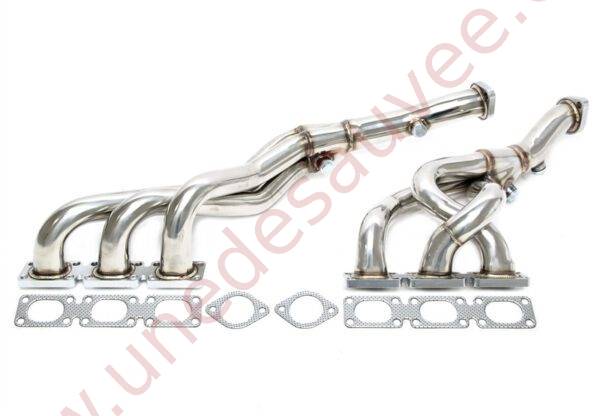 COLLECTEUR D’ÉCHAPPEMENT INOX EVOFAE466 2 × 3 EN 1 POUR BMW E46, E39 ET Z4 E85 – MOTEURS 6 CYLINDRES M54