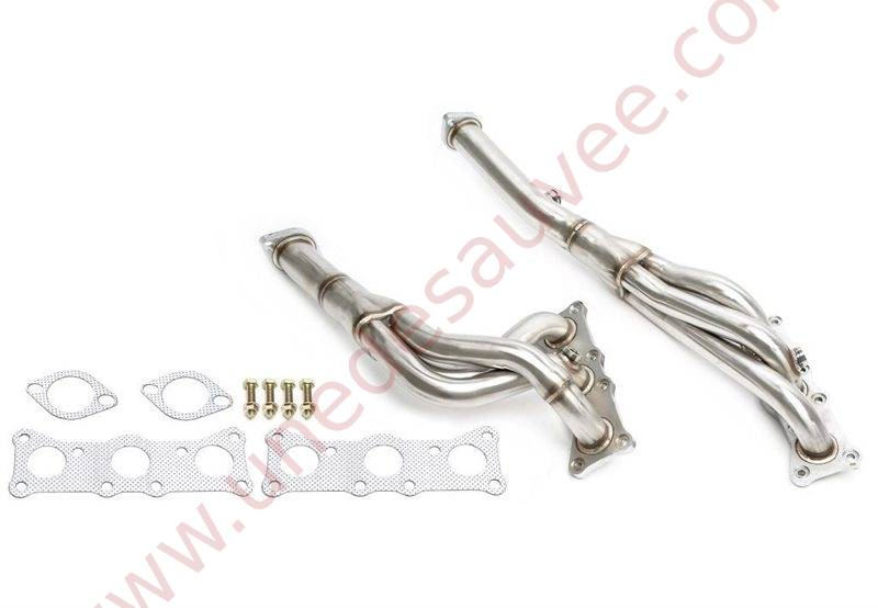 Collecteur d’échappement inox EVOFÄE90 2 × 3 en 1 pour BMW Série 3 E90–E93 et BMW X1 E84 – moteurs 6 cylindres N52N/N53