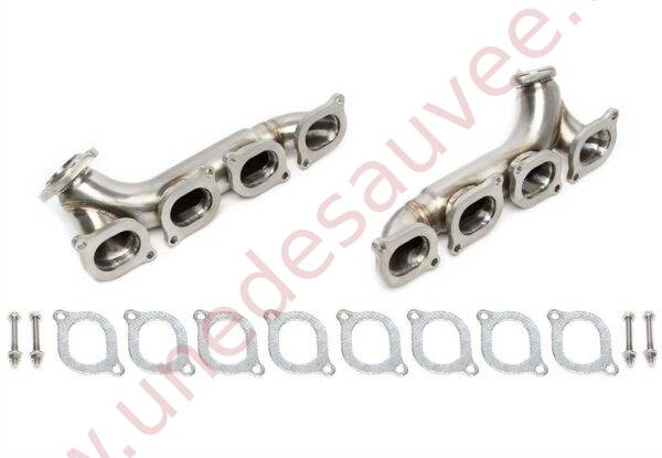 COLLECTEUR D’ÉCHAPPEMENT INOX EVOFÄMB204-1 2 × 4 EN 1 POUR MERCEDES-BENZ CLASSE C C63 AMG (W204 / C204 / S204) – MOTEUR M156 (2007–2013)