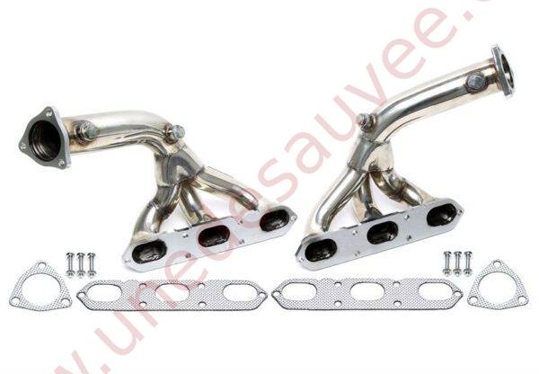 COLLECTEUR D’ÉCHAPPEMENT INOX EVOFÄPO987 2 × 3 EN 1 POUR PORSCHE BOXSTER ET CAYMAN TYPE 987 (2004–2008)