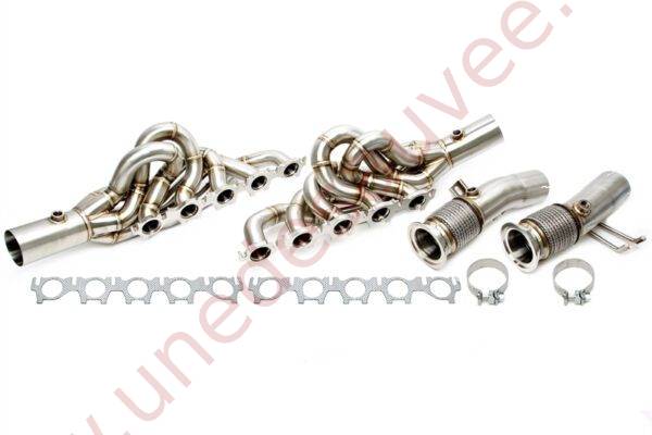 COLLECTEUR D’ÉCHAPPEMENT INOX EVOFAR8 2 × 5 EN 1 POUR AUDI R8 V10, LAMBORGHINI GALLARDO ET HURACÁN 5.2 V10