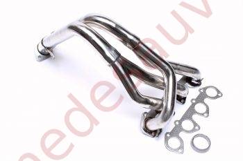 Collecteur d’échappement inox 4-2-1 EVOFA106 pour Peugeot 106 phase 1 8S et Peugeot 106 phase 2 8S et Citroën Saxo 8S hors 16V et diesel