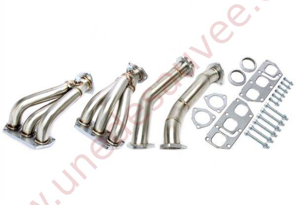 COLLECTEUR EVOFAR32-2 INOX 2 × 3-EN-1 POUR VW GOLF IV R32 ET AUDI TT 3.2 VR6