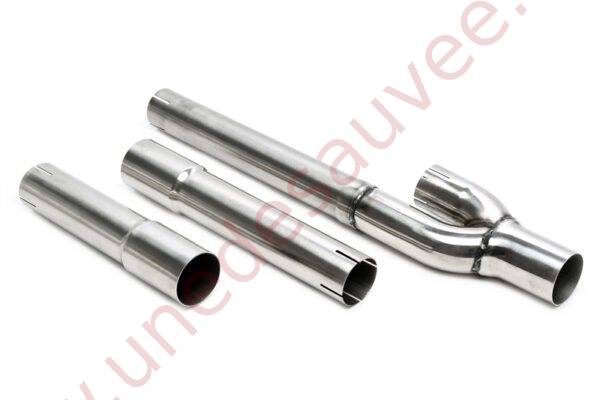 KIT ADAPTATEUR DE LIGNE D’ÉCHAPPEMENT INOX POUR AUDI A4 TYPE B5 4 ET 6 CYLINDRES (1994–2001)