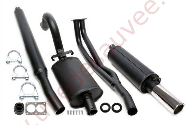 LIGNE D’ÉCHAPPEMENT SPORT ACIER 01OP021-14 SORTIE CHROMÉE RONDE 80 MM POUR OPEL ASCONA B ET MANTA B 1.9 S 1.9 N 2.0 E 1977–1988