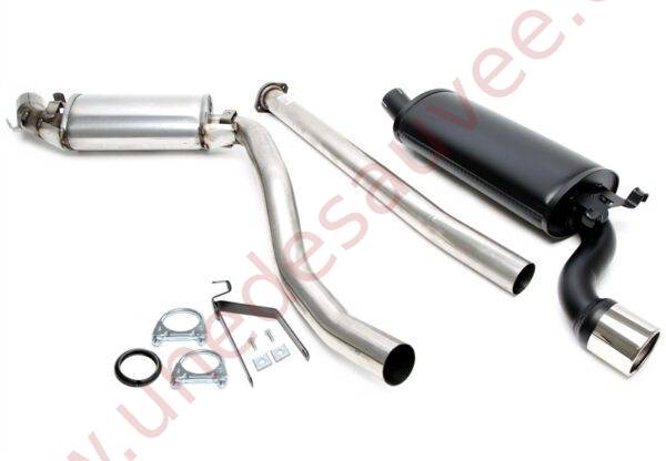 LIGNE D’ÉCHAPPEMENT SPORT ACIER 01SA008-9 SORTIE CHROMÉE RONDE 90 MM POUR SAAB 9000 CS TURBO YS3C 2.0 ET 2.3 AERO 1992–1998