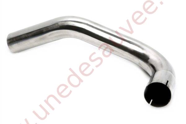 TUBE DE LIAISON EN L INOX ENTRE SILENCIEUX INTERMÉDIAIRE ET SILENCIEUX ARRIÈRE EVOA4A-LROHR POUR AUDI A4 TYPE B5 LIMOUSINE ET AVANT (1994–2001) HORS QUATTRO